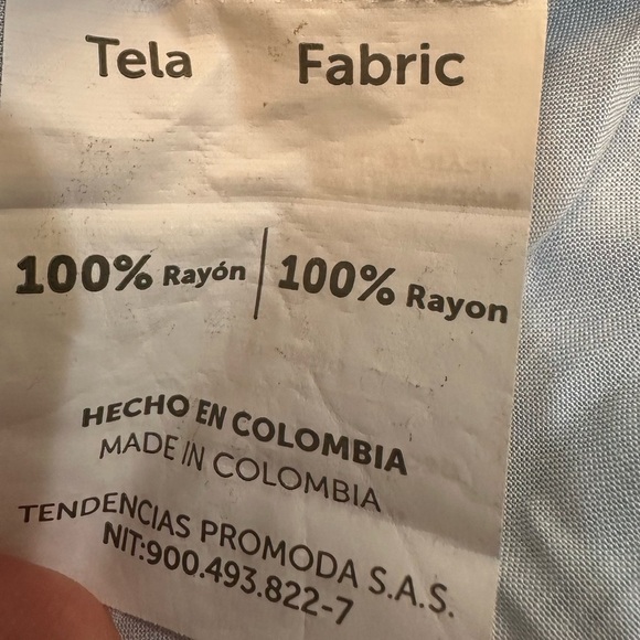 Palmacea Blue and White Floral Swimwear Resort Coverup with Flowing Design - Picture 2 of 15